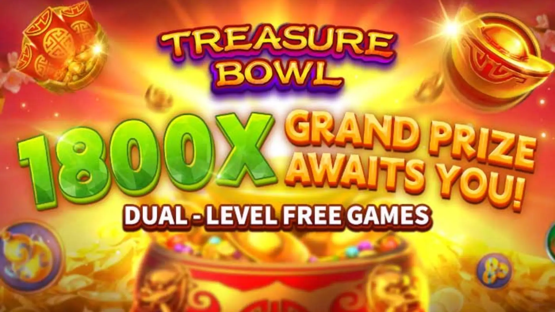 Multiplicadores Treasure Bowl librapg - 7777x Máximo com Tigela Dourada